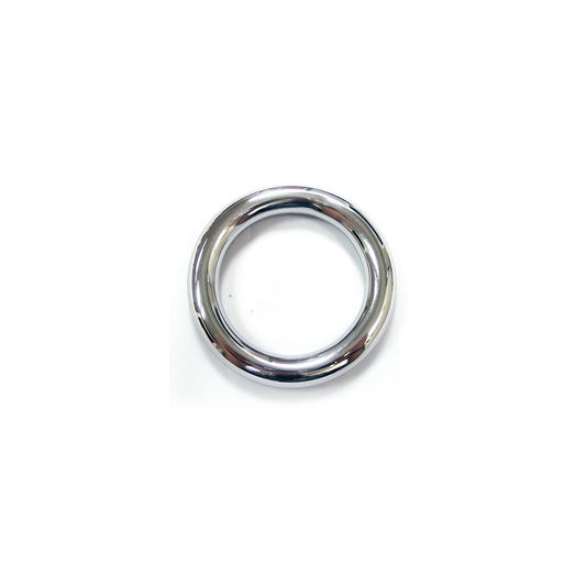 Rouge - Cock Ring Acier Inoxydable - 55mm/Argent