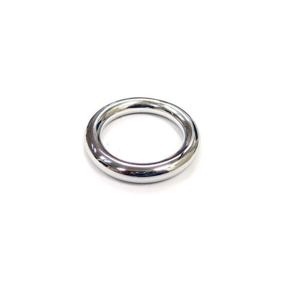 Rouge - Cock Ring Acier Inoxydable - 45mm/Argent