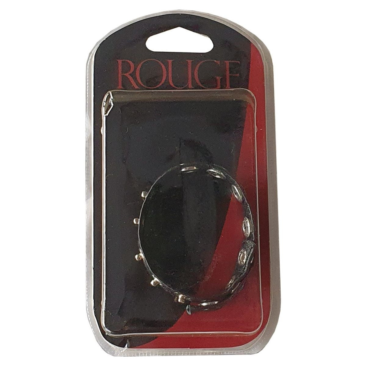 Rouge - Sangles à Pression Multiples Simples - Noir