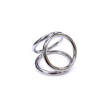 Rouge - Cage Triple en Acier Inoxydable - Petit