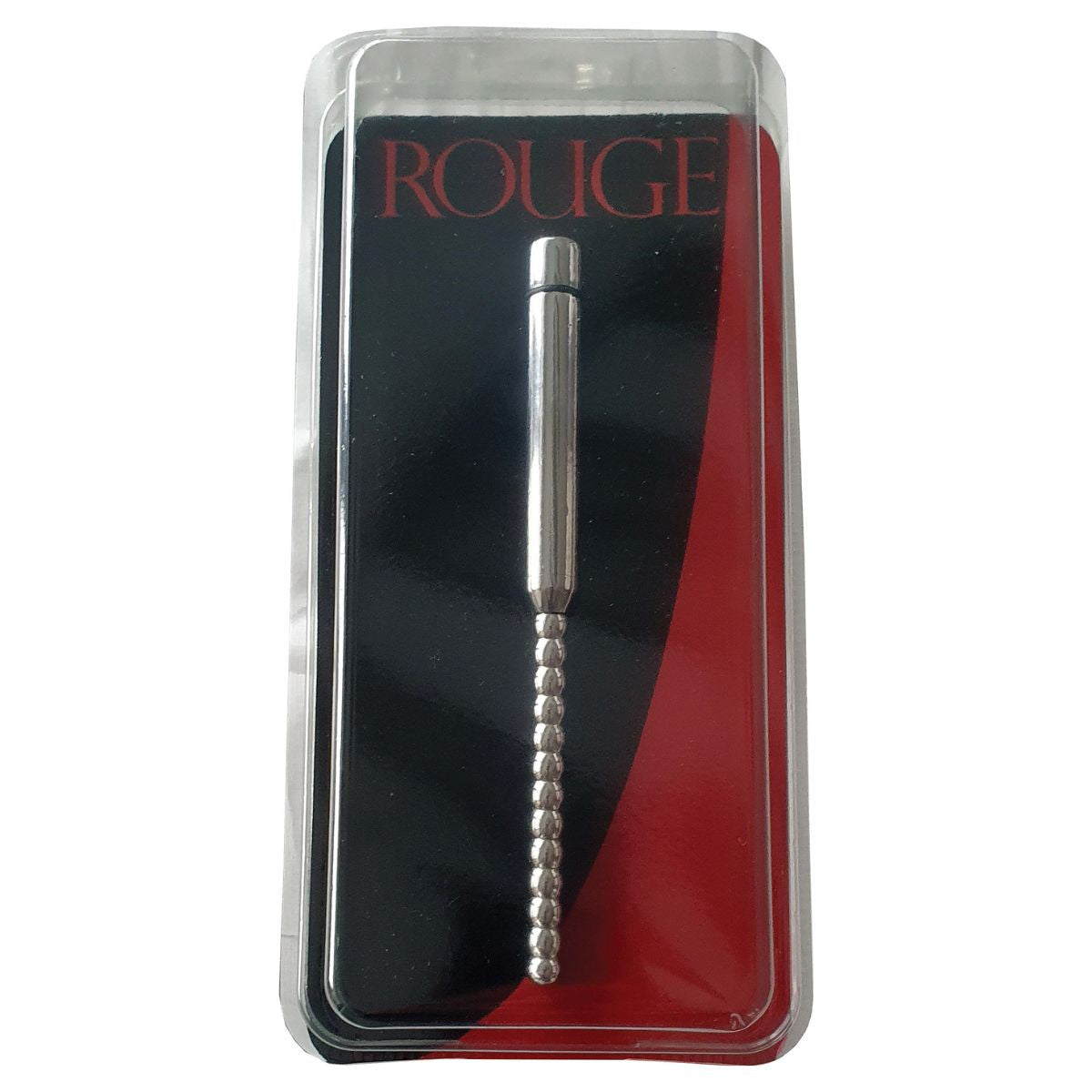 Rouge - Sonde Urétrale Vibrante Nervurée
