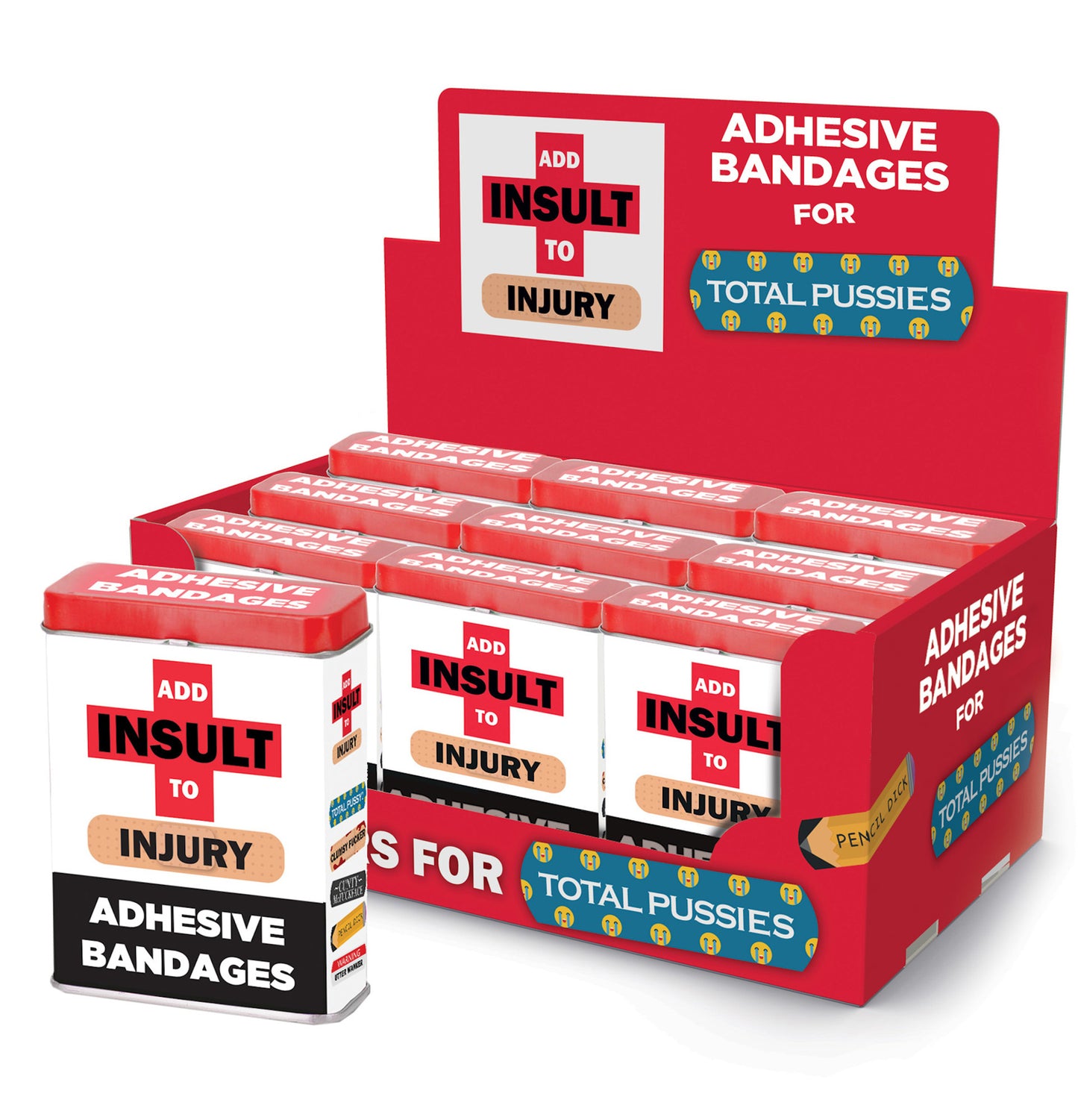 Hott Products - Add Insult To Injury Plasters Display (12)