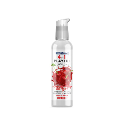 Swiss Navy - 4in1 Playfull Flavors - Poppin Wild Cherry 4oz