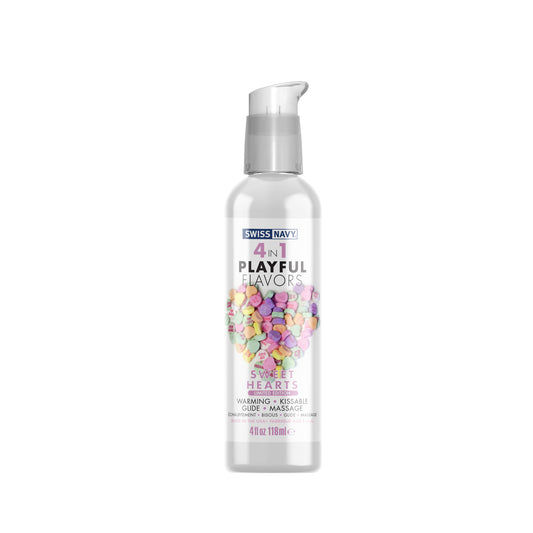 Swiss Navy - 4in1 Playfull Flavors - Sweet Hearts 4oz
