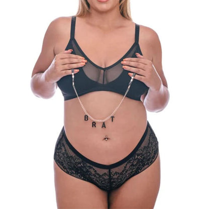S&M - Brat Charmed Nipple Clamps