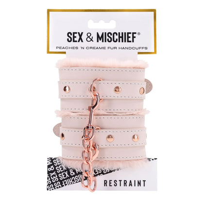 S&M - Peaches 'N Creame Fur Handcuffs