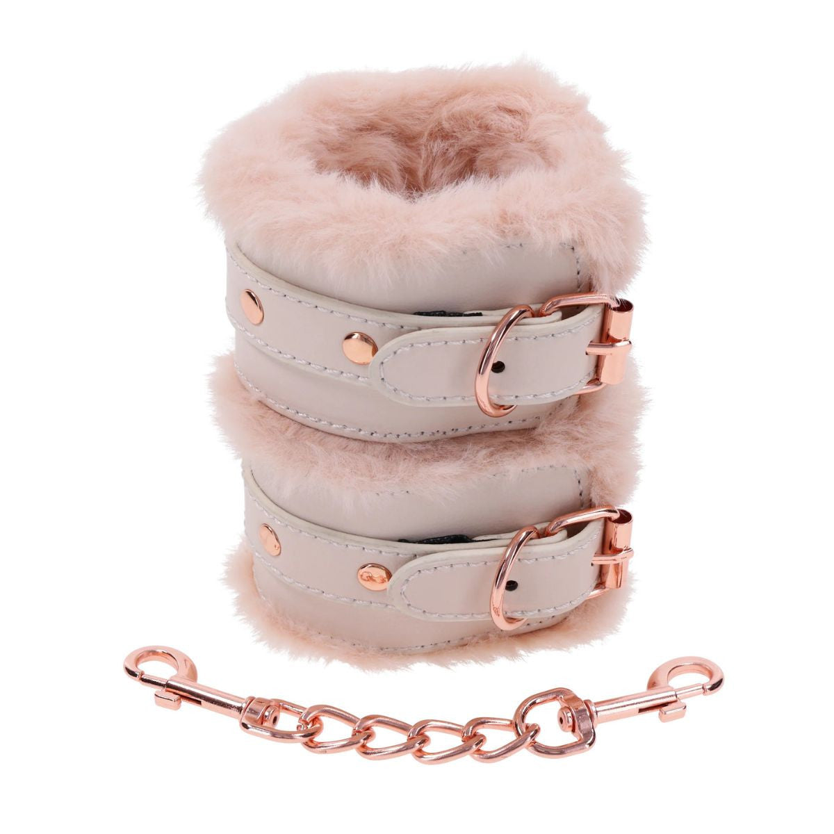 S&M - Peaches 'N Creame Fur Handcuffs
