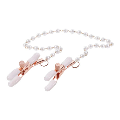 S&M - Peaches 'N Creame Pearl Nipple Clamps