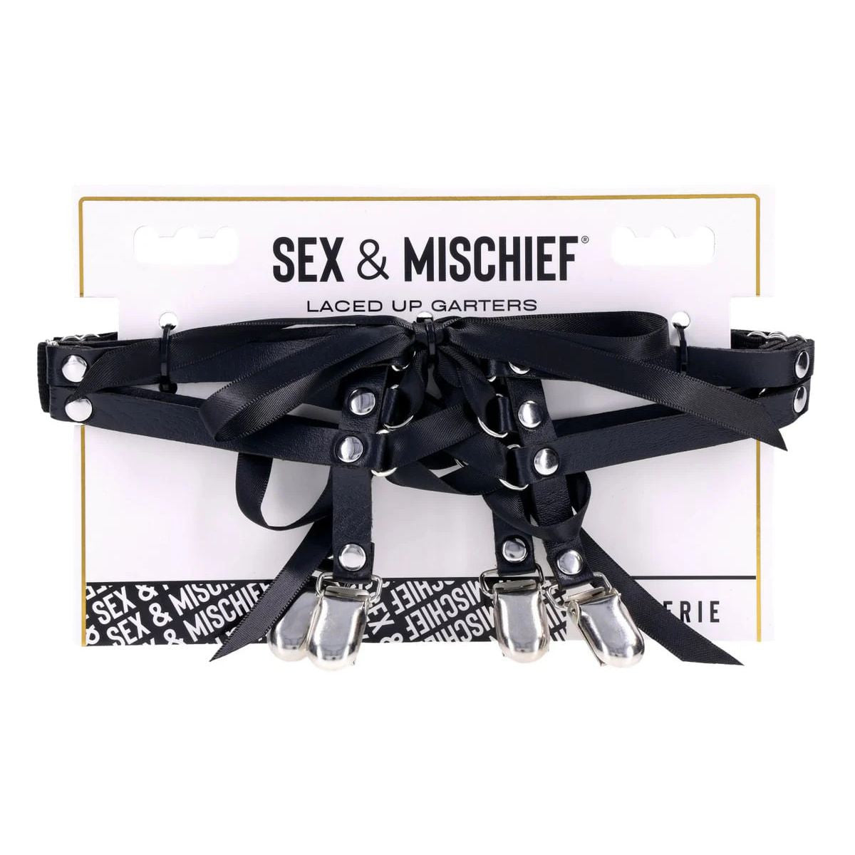S&M - Laced Up Garters