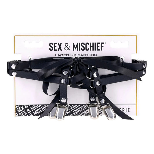 S&M - Laced Up Garters