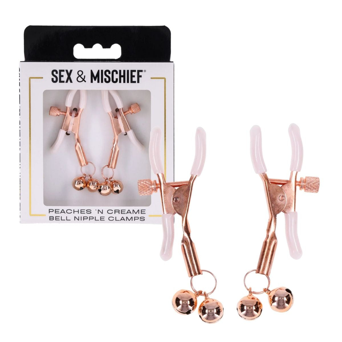 S&M - Peaches 'N Creame Bell Nipple Clamps