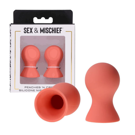 S&M - Peaches 'N Creame Silicone Nipple Suckers