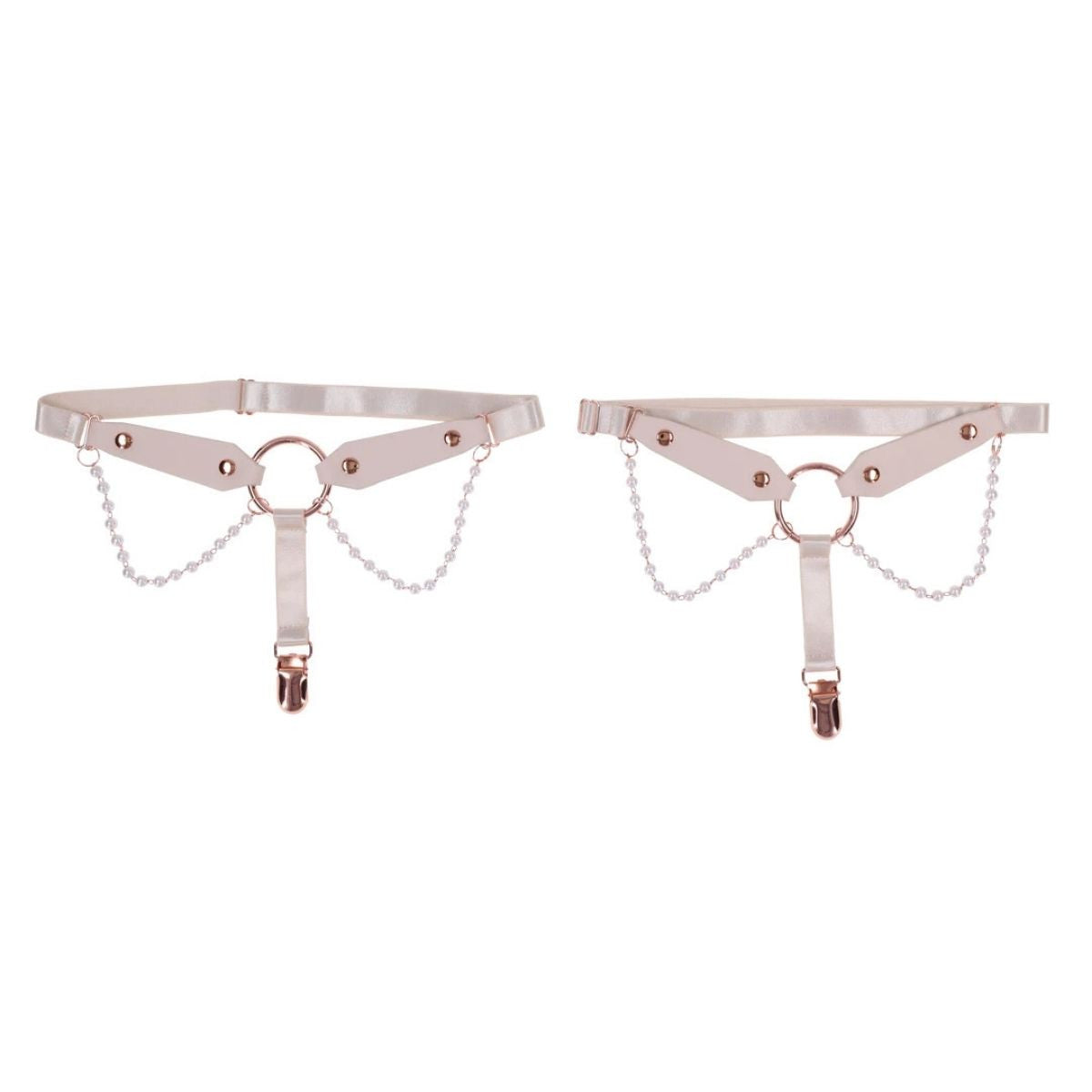 S&M - Peaches 'N Creame Pearl Garters