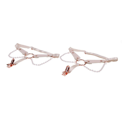 S&M - Peaches 'N Creame Pearl Garters