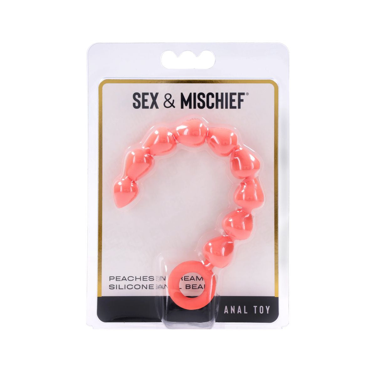 S&M - Peaches 'N Creame Silicone Anal Beads