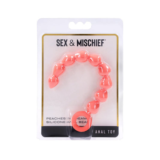 S&M - Peaches 'N Creame Silicone Anal Beads