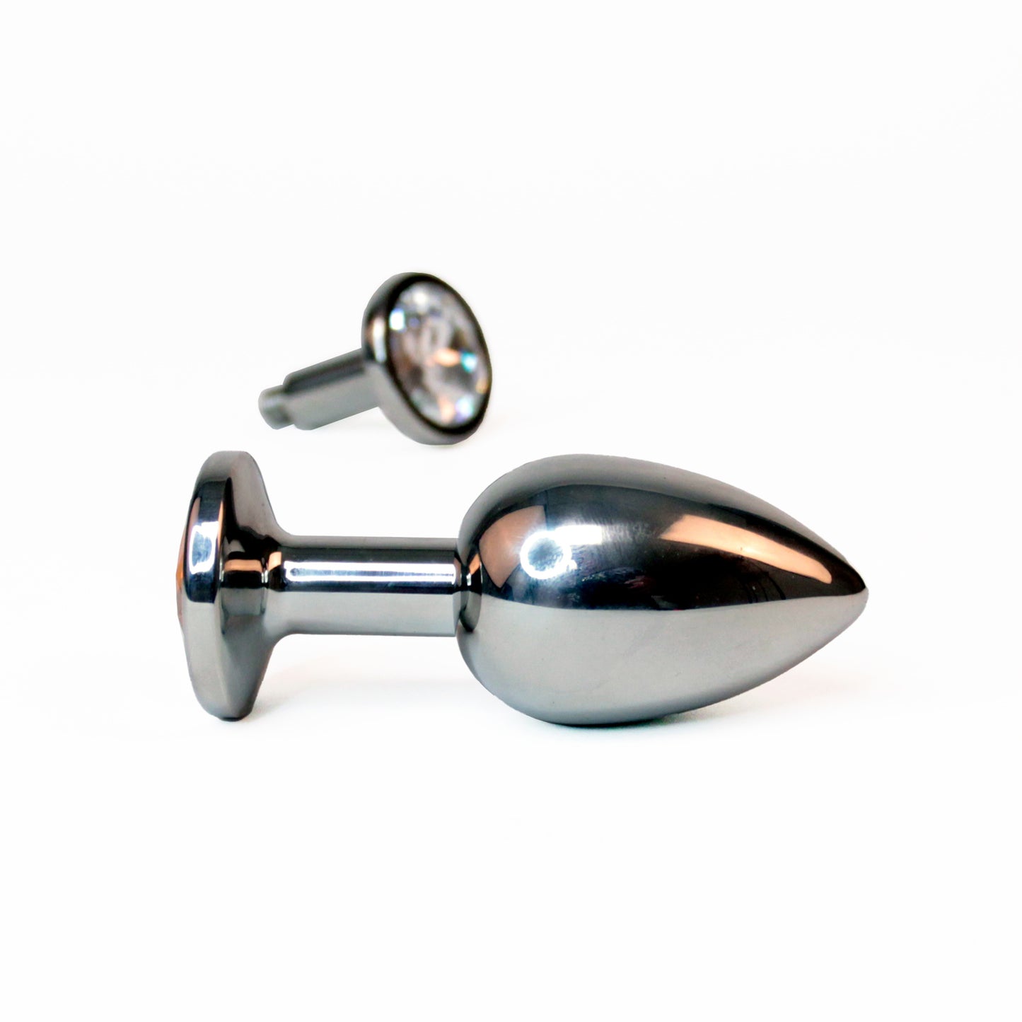 Spartacus - Plug Acier Inox Swarowski Asst - G