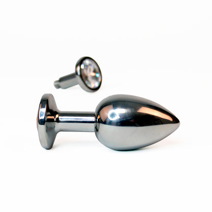 Spartacus - Plug Acier Inox Swarowski Asst - G