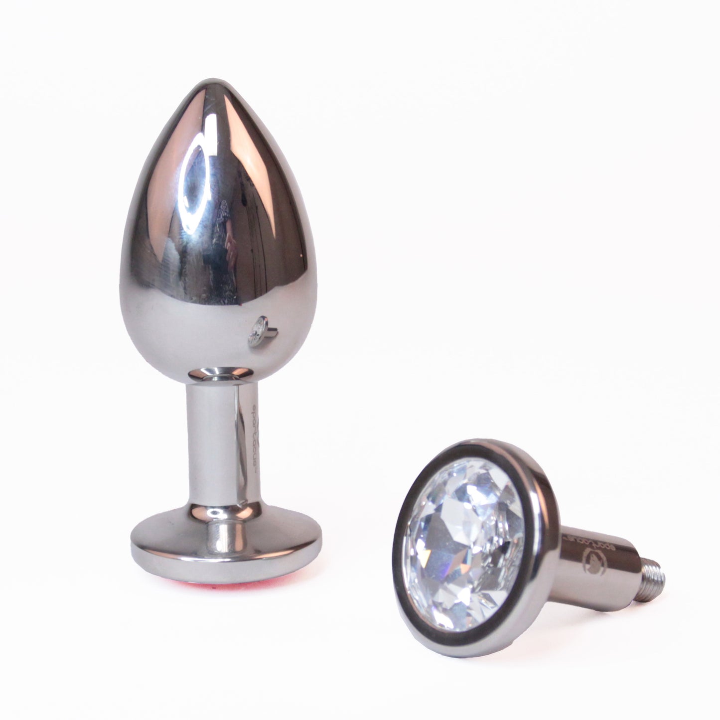 Spartacus - Plug Acier Inox Swarowski Asst - G