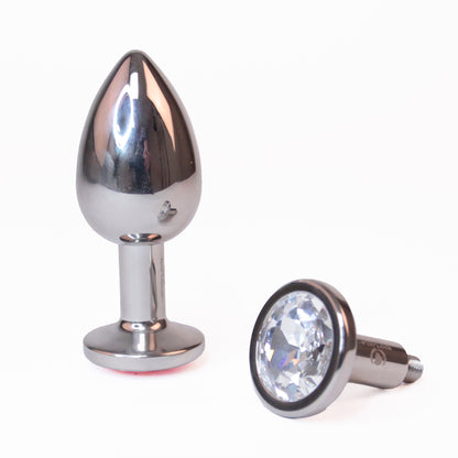 Spartacus - Plug Acier Inox Swarowski Asst - G