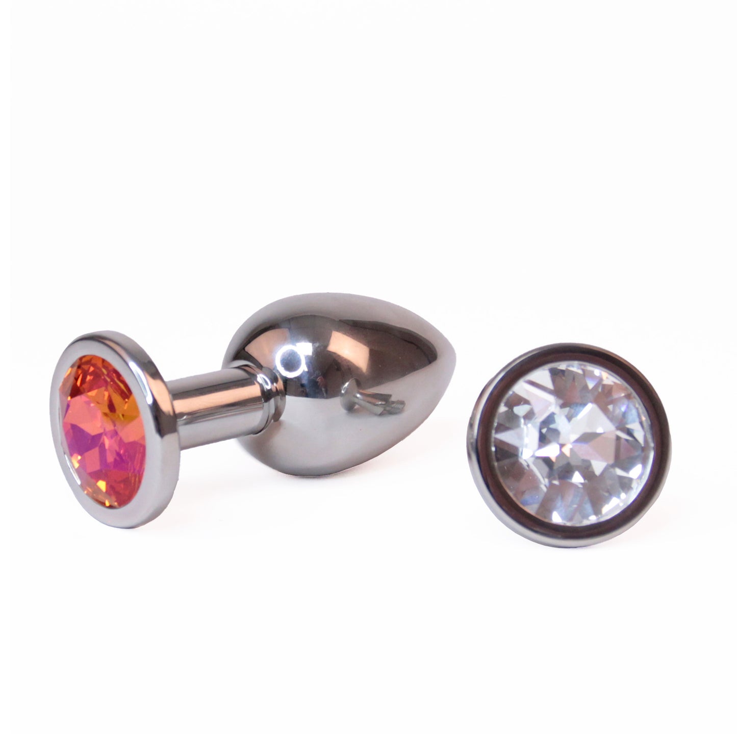 Spartacus - Plug Acier Inox Swarowski Asst - M